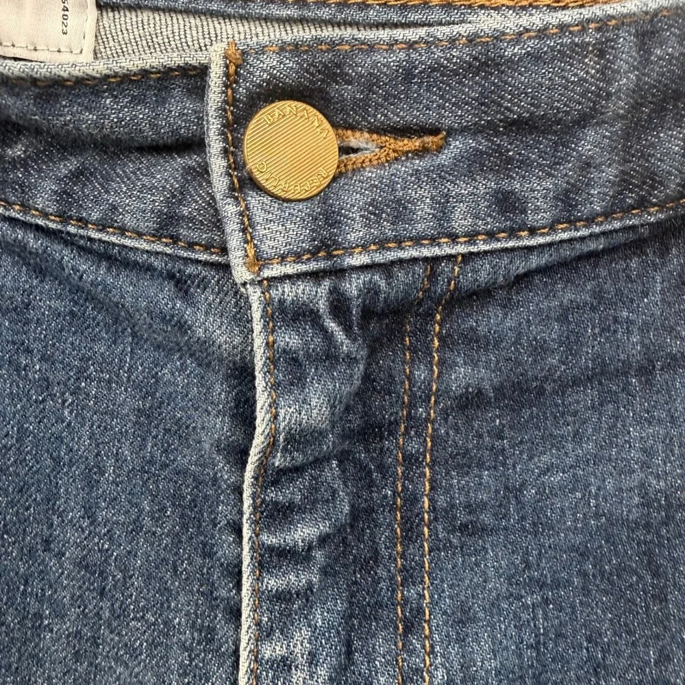 Banana Republic Mens Slim‎ Fit Jeans 36x34 Medium Wash Denim Stretch RN54023